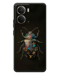 Чехол для RealMe P3 с картинкой «LV — мраморный принт»