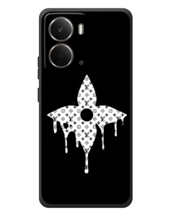 Чехол для RealMe P3 с картинкой «Цветочная монограмма»