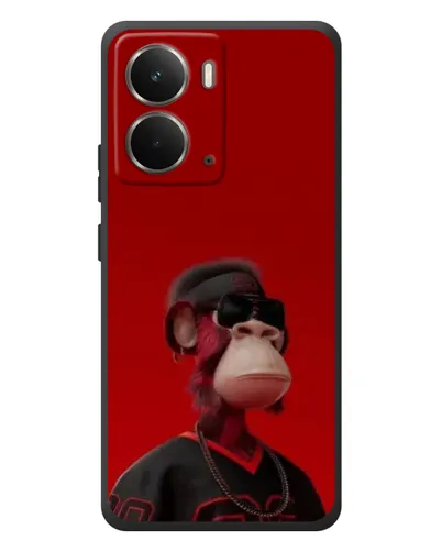 Чехол для RealMe P3 с картинкой «Bored Ape в красном» Чехол для RealMe P3 с картинкой «Bored Ape в красном»
