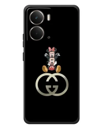 Чехол для RealMe P3 с картинкой «Минни Маус на лого» Чехол для RealMe P3 с картинкой «Минни Маус на лого»