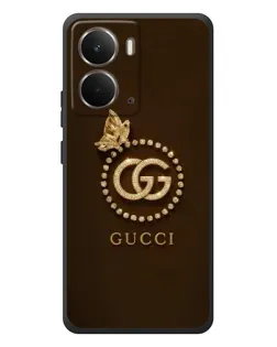 Чехол для RealMe P3 с картинкой «Gucci — золотая бабочка»