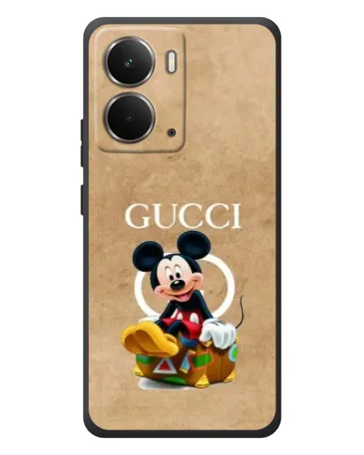 Чехол для RealMe P3 с картинкой «Микки Маус Gucci — крафт» Чехол для RealMe P3 с картинкой «Микки Маус Gucci — крафт»