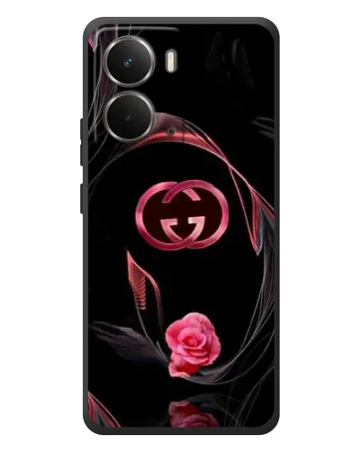 Чехол для RealMe P3 с картинкой «Gucci — неоновая роза» Чехол для RealMe P3 с картинкой «Gucci — неоновая роза»