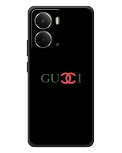 Чехол для RealMe P3 с картинкой «Gucci — красный градиент»