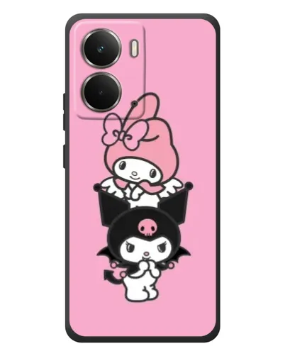 Чехол для RealMe P3 с картинкой «My Melody и Kuromi»