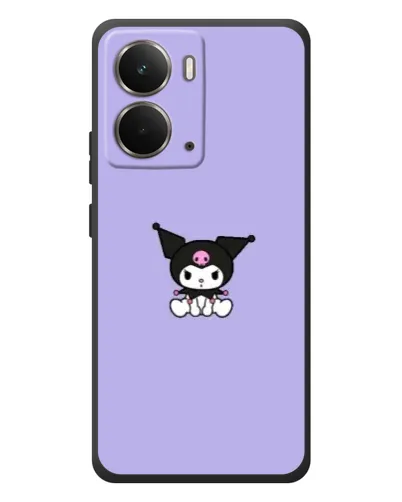 Чехол для RealMe P3 с картинкой «Kuromi — фиолетовый минимализм»