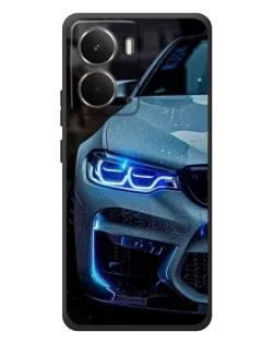 Чохол для RealMe P3 з картинкою «Погляд BMW з синіми фарами» Чохол для RealMe P3 з картинкою «Погляд BMW з синіми фарами»