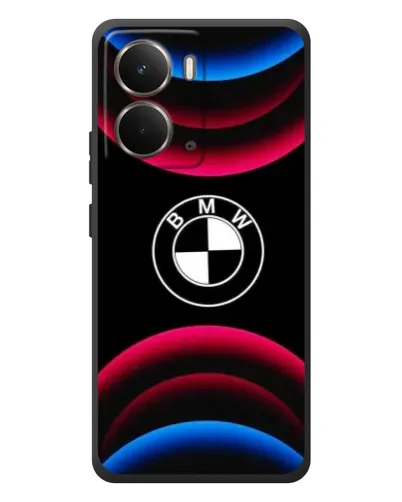 Чохол для RealMe P3 з картинкою «Логотип BMW та неонові дуги» Чохол для RealMe P3 з картинкою «Логотип BMW та неонові дуги»