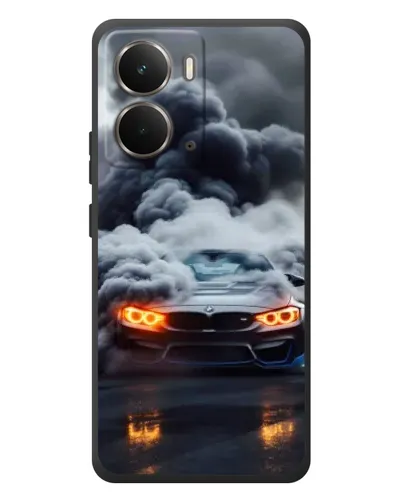Чохол для RealMe P3 з картинкою «BMW у диму» Чохол для RealMe P3 з картинкою «BMW у диму»