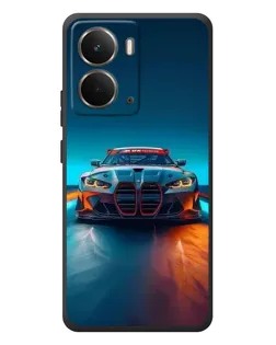 Чохол для RealMe P3 з картинкою «BMW — вогні неону»