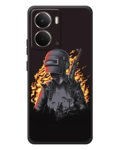 Чохол для RealMe P3 з картинкою «PUBG — вогняний силует» Чохол для RealMe P3 з картинкою «PUBG — вогняний силует»