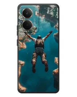 Чохол для RealMe P3 з картинкою «PUBG — вільне падіння»