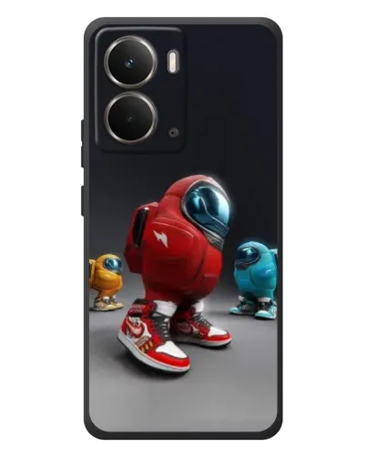 Чехол для RealMe P3 с картинкой «Among Us — 3D стиль»