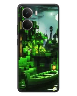 Чохол для RealMe P3 з картинкою «Minecraft лісовий пейзаж»