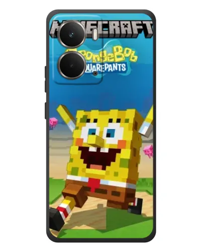 Чохол для RealMe P3 з картинкою «Губка Боб Minecraft» Чохол для RealMe P3 з картинкою «Губка Боб Minecraft»