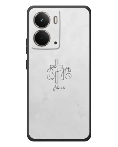 Чехол для RealMe P3 с картинкой «Иоанна 3:16 Крест»
