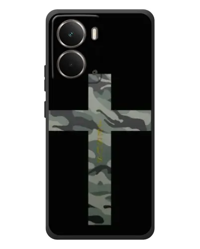 Чехол для RealMe P3 с картинкой «Милитари Крест»