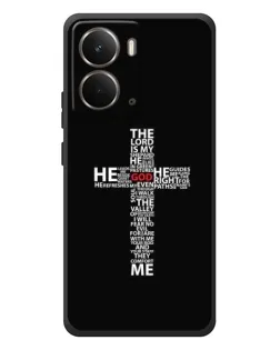 Чехол для RealMe P3 с картинкой «Текстовый крест» Чехол для RealMe P3 с картинкой «Текстовый крест»