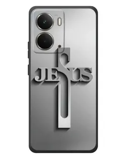 Чехол для RealMe P3 с картинкой «Металлический крест Jesus» Чехол для RealMe P3 с картинкой «Металлический крест Jesus»
