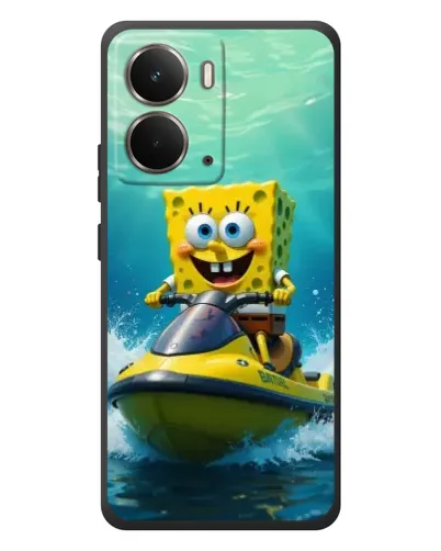 Чехол для RealMe P3 с картинкой «Спанч Боб на гидроцикле» Чехол для RealMe P3 с картинкой «Спанч Боб на гидроцикле»