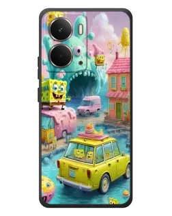 Чехол для RealMe P3 с картинкой «Монстр-трак приключения»