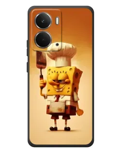 Чехол для RealMe P3 с картинкой «Губка Боб повар»