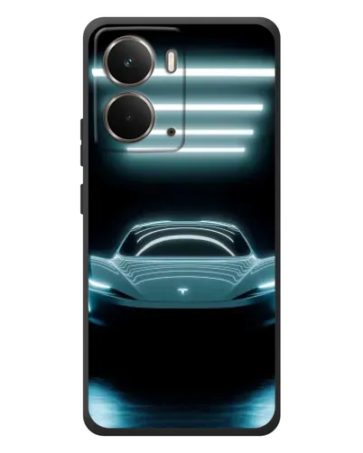 Чохол для RealMe P3 з картинкою «Tesla в неоні» Чохол для RealMe P3 з картинкою «Tesla в неоні»