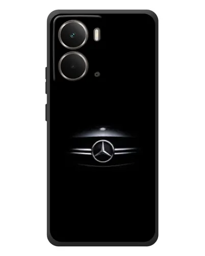 Чехол для RealMe P3 с картинкой «Mercedes — абстрактные линии»