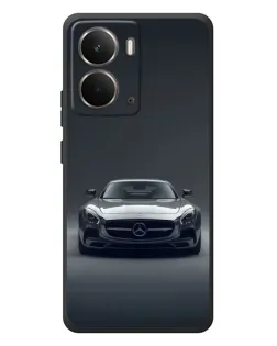 Чехол для RealMe P3 с картинкой «Mercedes на черном»
