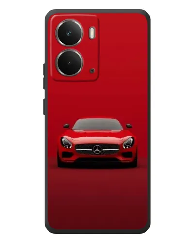 Чехол для RealMe P3 с картинкой «Красный Mercedes AMG»