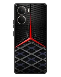 Чехол для RealMe P3 с картинкой «Mercedes Carbon Grid»