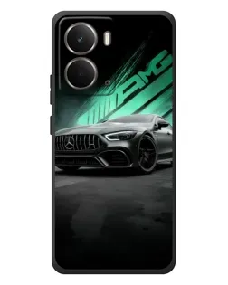 Чехол для RealMe P3 с картинкой «Темный Mercedes AMG»