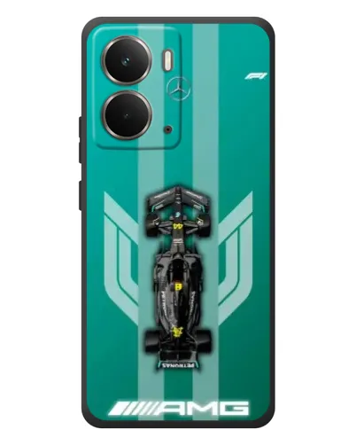 Чехол для RealMe P3 с картинкой «Mercedes AMG Petronas»