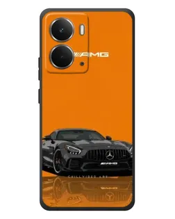 Чехол для RealMe P3 с картинкой «Оранжевый Mercedes AMG»