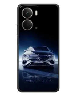 Чехол для RealMe P3 с картинкой «Ночной Mercedes EQ»