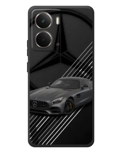 Чехол для RealMe P3 с картинкой «Mercedes AMG — графика»