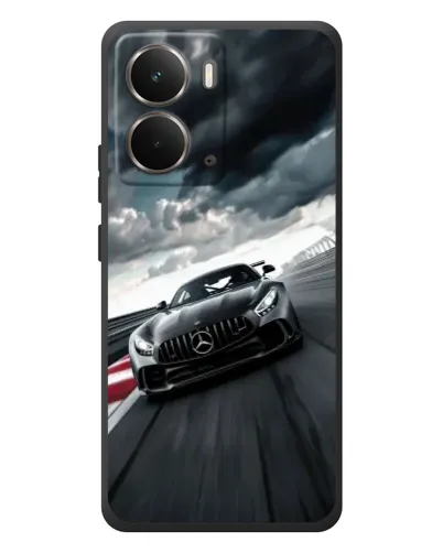 Чехол для RealMe P3 с картинкой «Гоночный Mercedes AMG»
