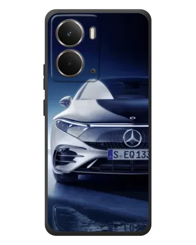 Чехол для RealMe P3 с картинкой «Mercedes EQ — будущее»