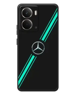 Чехол для RealMe P3 с картинкой «Спортивные линии Mercedes»