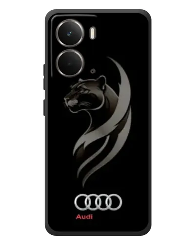 Чехол для RealMe P3 с картинкой «Графика — пантера и Audi» Чехол для RealMe P3 с картинкой «Графика — пантера и Audi»
