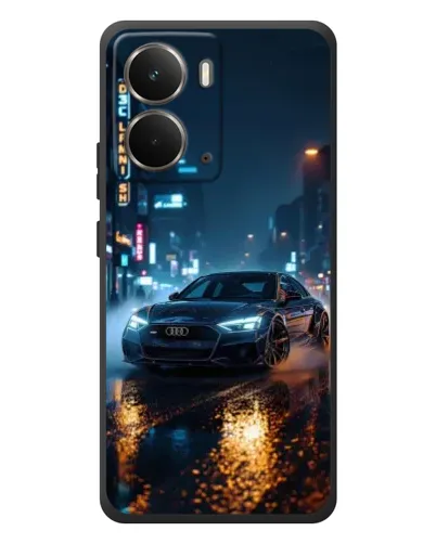 Чехол для RealMe P3 с картинкой «Ночной город и Audi» Чехол для RealMe P3 с картинкой «Ночной город и Audi»