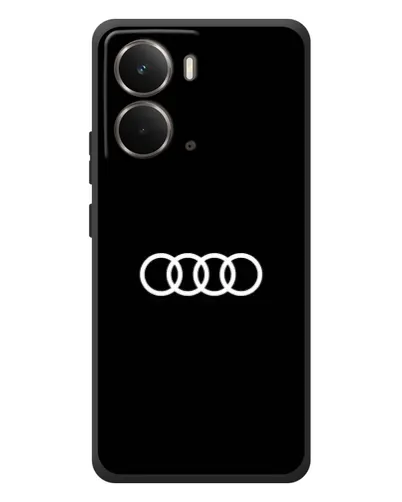 Чехол для RealMe P3 с картинкой «Audi White Logo» Чехол для RealMe P3 с картинкой «Audi White Logo»