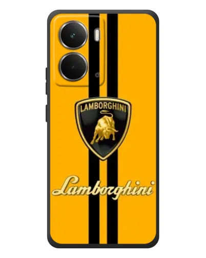 Чохол для RealMe P3 з картинкою «Lamborghini Stripe жовтий»