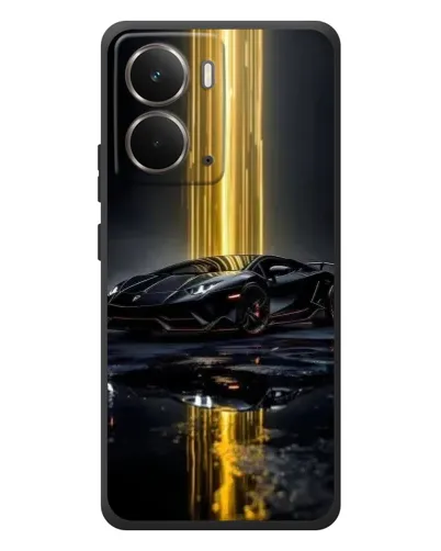 Чохол для RealMe P3 з картинкою «Нічний Lamborghini драйв»