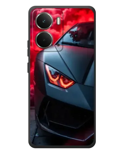 Чохол для RealMe P3 з картинкою «Lamborghini червоне сяйво»