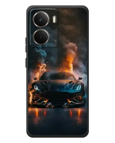 Чохол для RealMe P3 з картинкою «Lamborghini димна естетика»