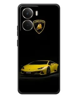 Чохол для RealMe P3 з картинкою «Lamborghini жовтий акцент»