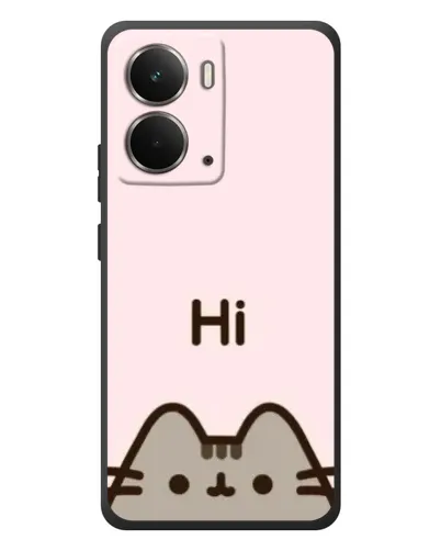 Чехол для RealMe P3 с картинкой «Пушин говорит Hi» Чехол для RealMe P3 с картинкой «Пушин говорит Hi»