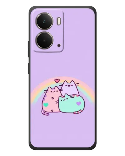 Чехол для RealMe P3 с картинкой «Радужные Пушины» Чехол для RealMe P3 с картинкой «Радужные Пушины»