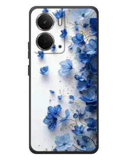 Чохол для RealMe P3 з картинкою «Блакитний квітковий каскад»